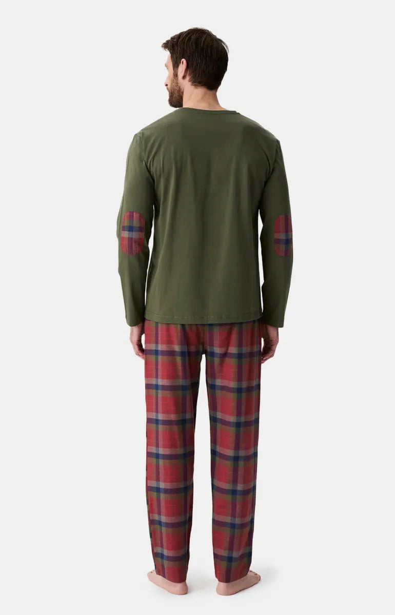 Arthur- Heren Pyjama Mixte Boston Terre