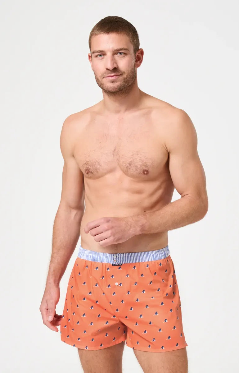 Arthur- Calecon Slip Heren Oranje Haai