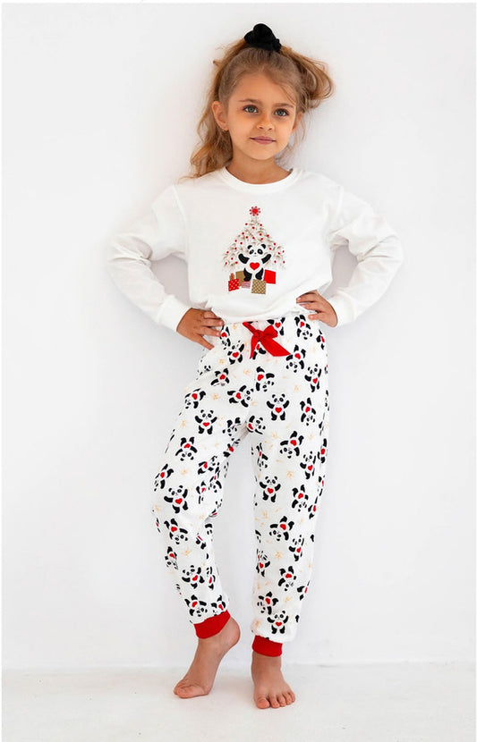 Sensis Meisjes Pyjama Pandaprint 11-12 jaar