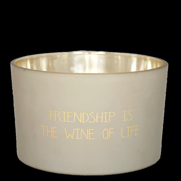 SOJAKAARS MAT - FRIENDSHIP IS THE WINE OF LIFE