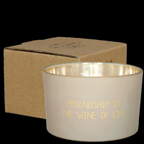 SOJAKAARS MAT - FRIENDSHIP IS THE WINE OF LIFE