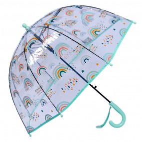 Paraplu Kind Ø 50 cm transparant regenboog