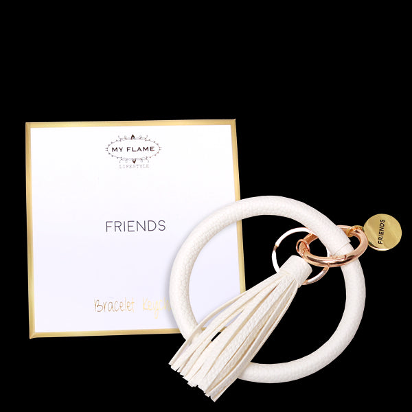 My Flame - Sleutelhanger off white Friends