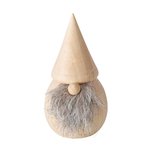 Boltze- Figuur Eddie Kabouter Santa set van 2 Beige