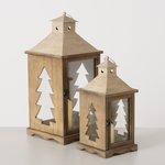 Lantaarn Lungau Kerstboom Set van 2