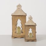 Lantaarn Lungau Kerstboom Set van 2