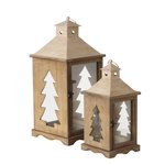 Lantaarn Lungau Kerstboom Set van 2
