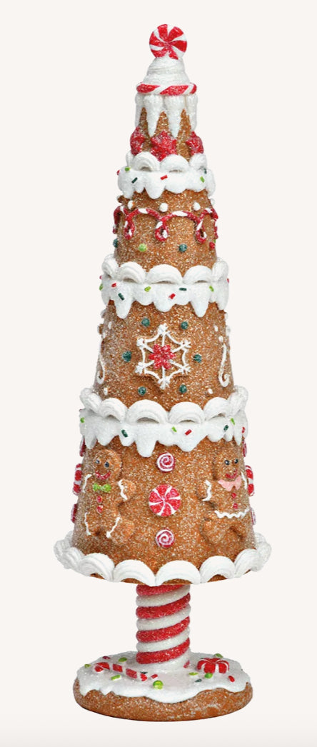 Gingerbread kerstboom poly
