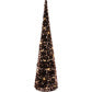 Coonboom zwart/goud pailletten LED 16x16x60 cm