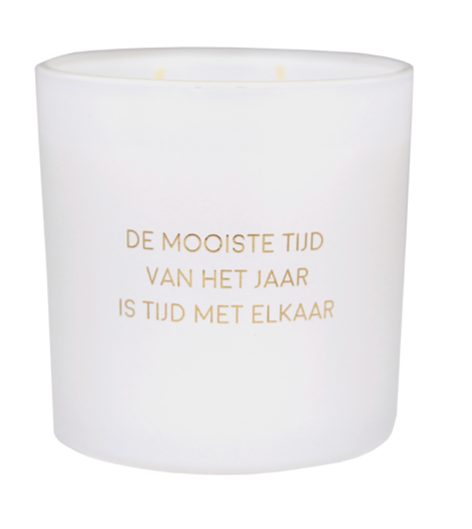 SOJAKAARS -De mooiste tijd - Winter Wood Wit