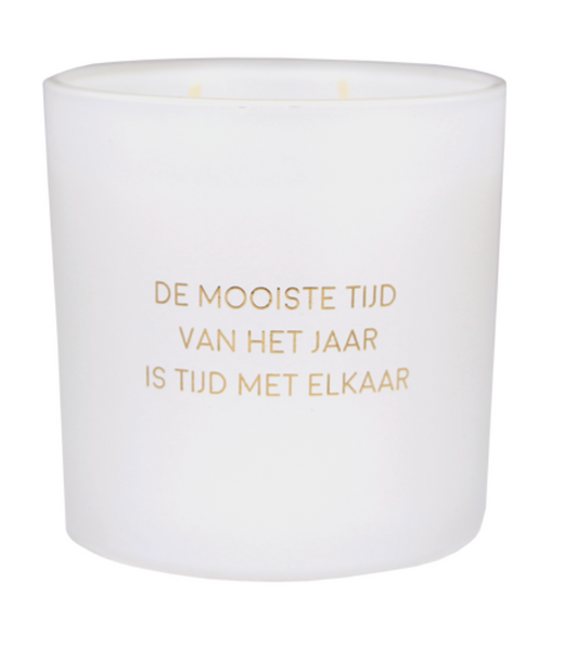 SOJAKAARS -De mooiste tijd - Winter Wood Wit