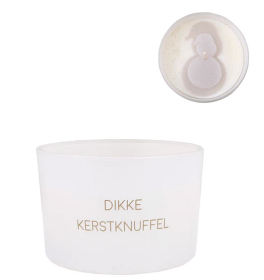 SOJAKAARS -Dikke Kerstknuffel- Winter Wood Wit