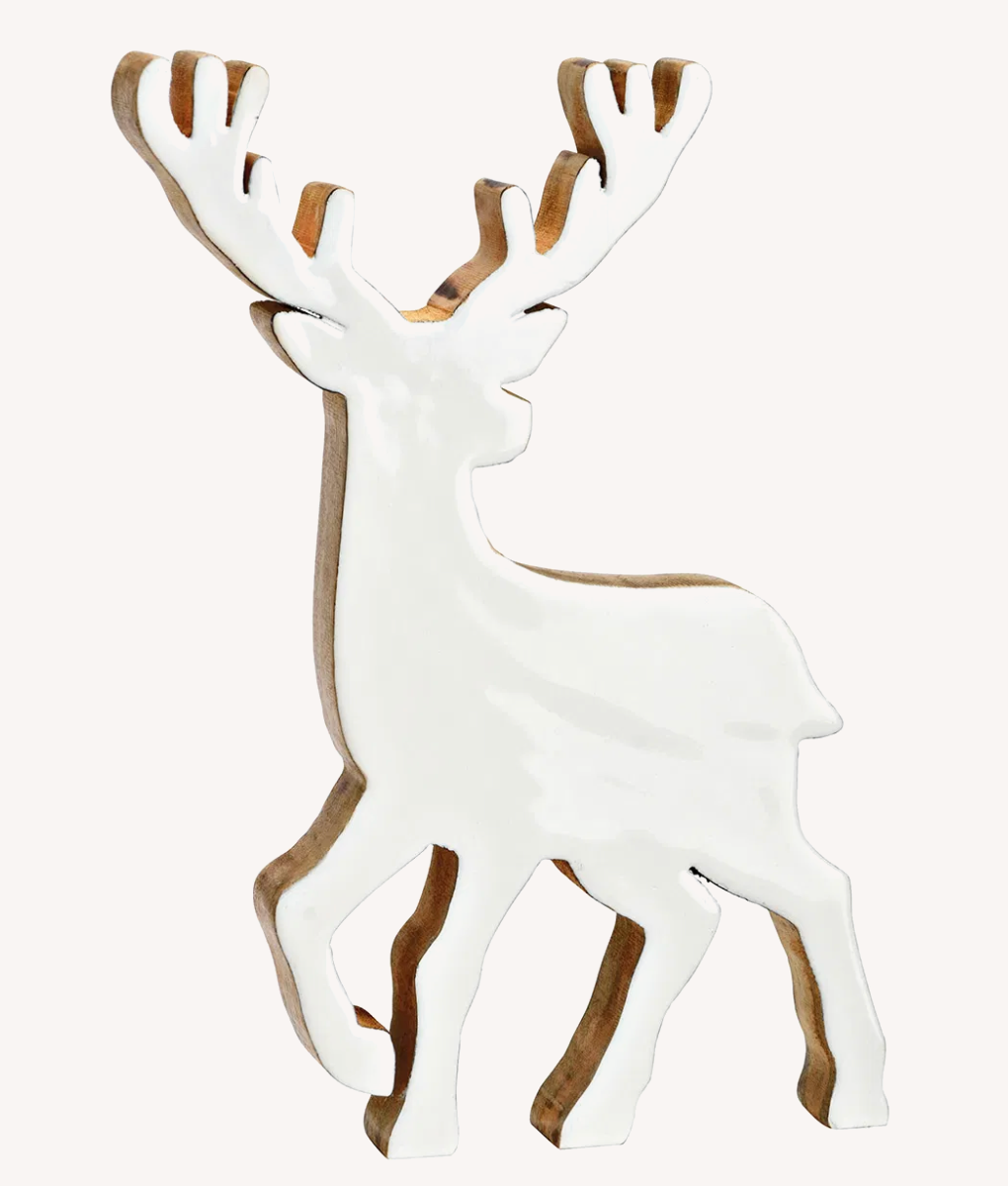 Hert wit mangohout 17x25x2 cm