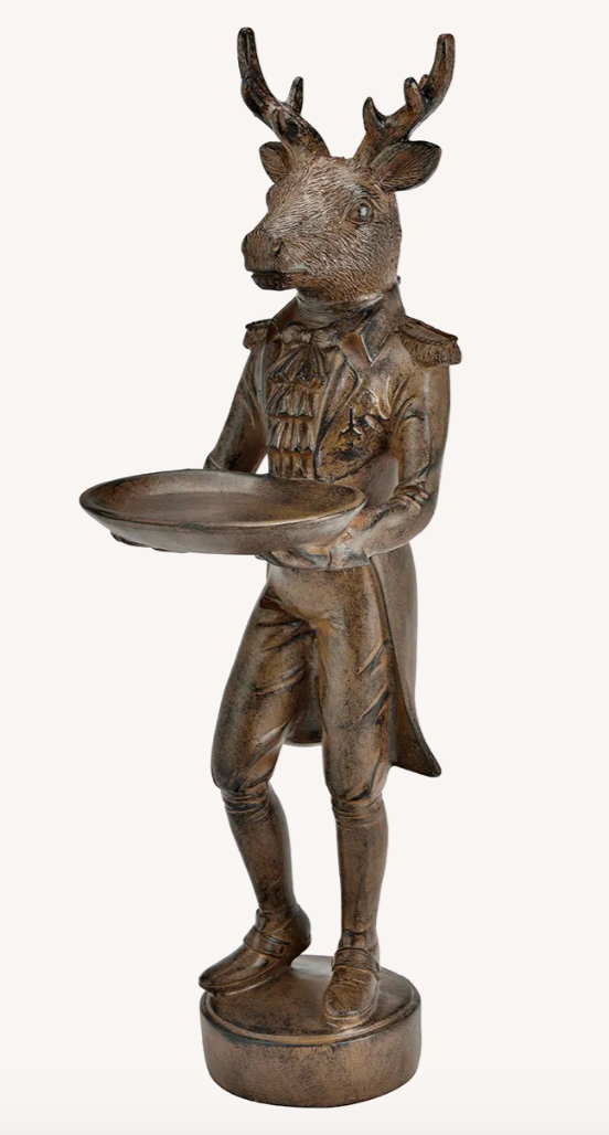 Hert van poly bruin 13x46x16 cm