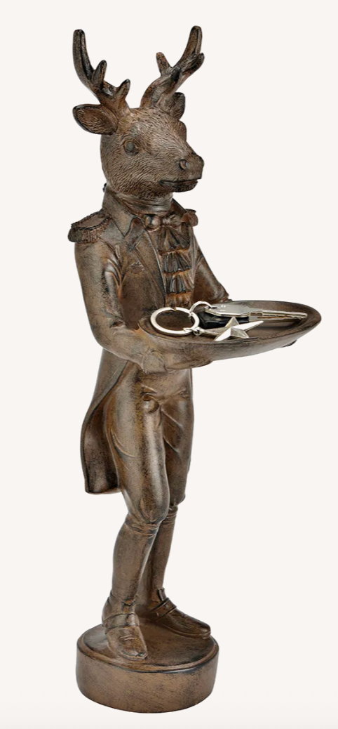 Hert van poly bruin 13x46x16 cm