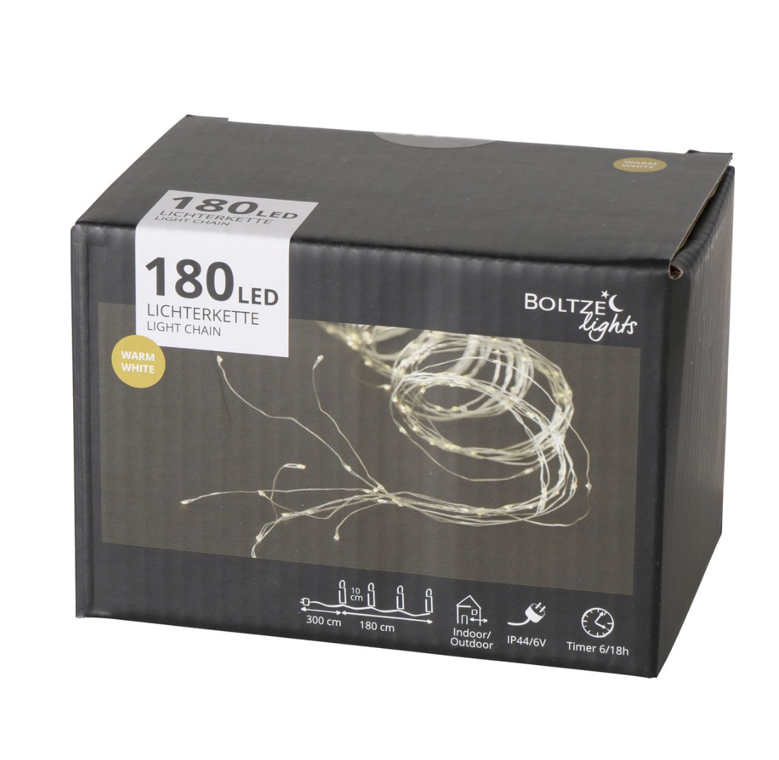 Boltze Lights 180 led Lichtketting adapter