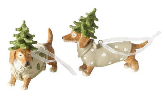 Hanger Kerst Teckel Xander H8 cm