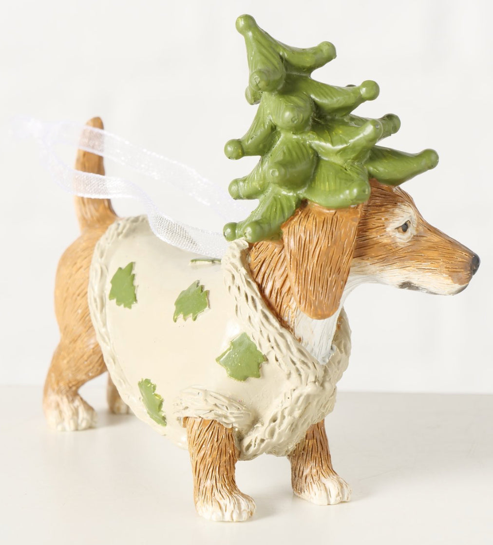 Hanger Kerst Teckel Xander H8 cm