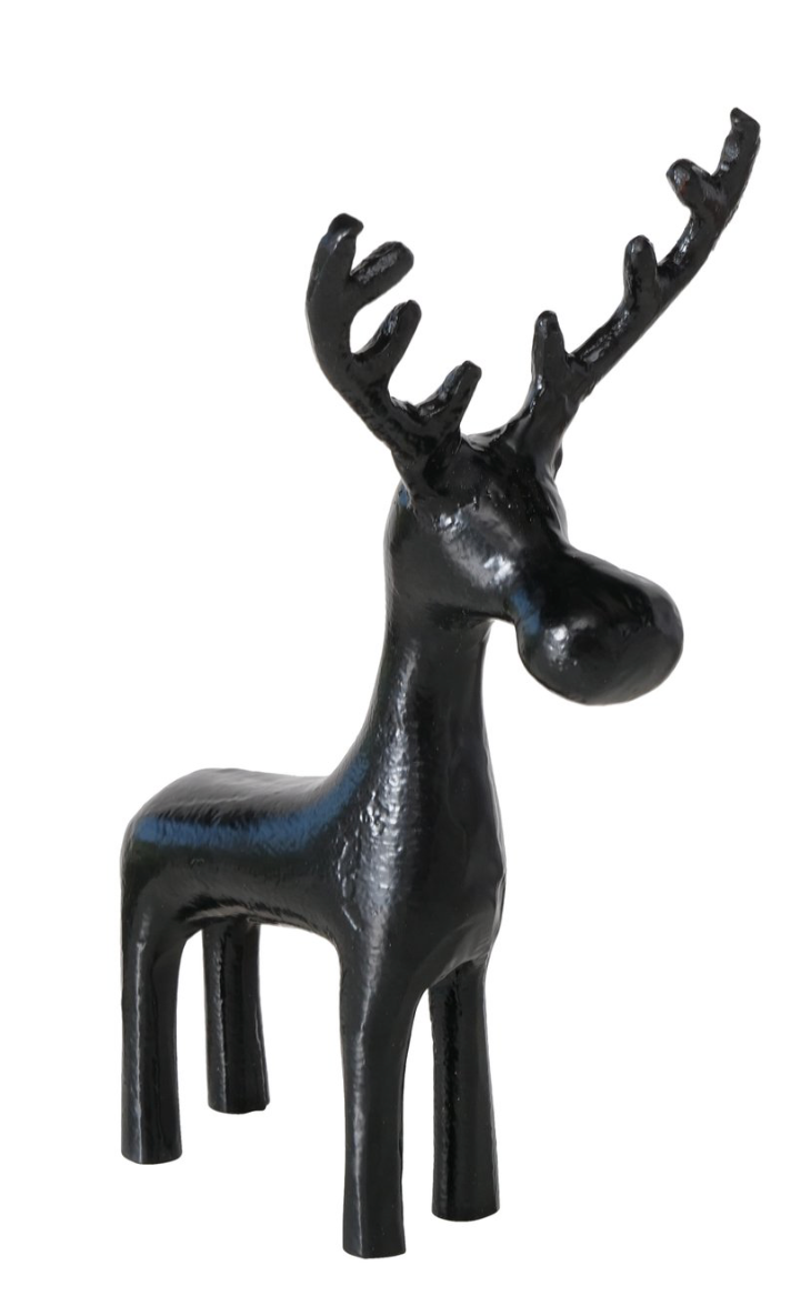 Figuur Tarni zwart rendier H21cm