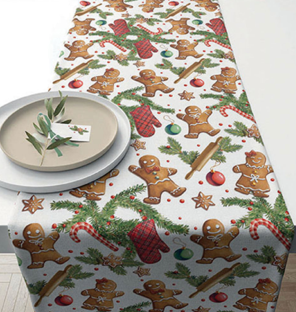 Tafelloper Peperkoekkoekjes 40 x 150 cm