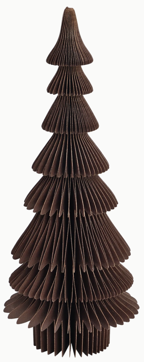 Kerstboom Honeycomb Bruin H30cm