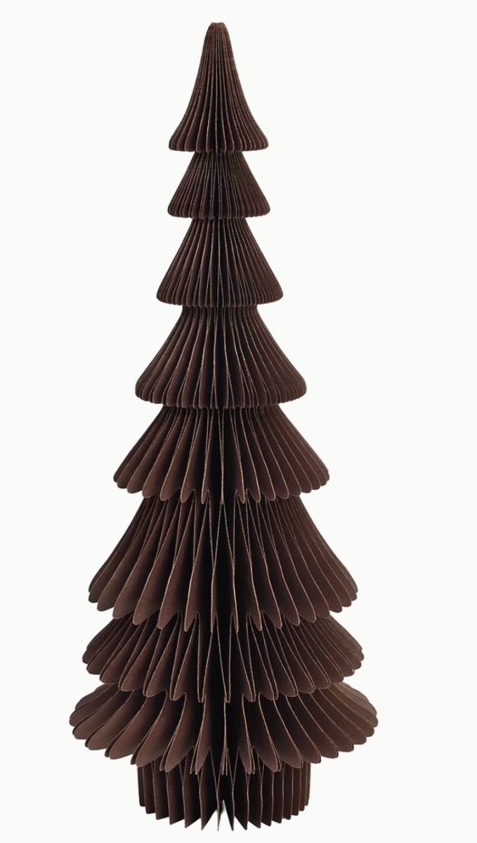 Kerstboom Honeycomb Bruin H45cm
