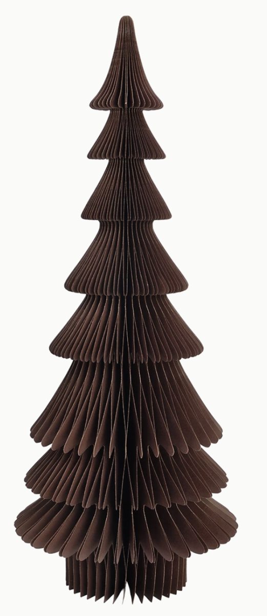 Kerstboom Honeycomb Bruin H65cm