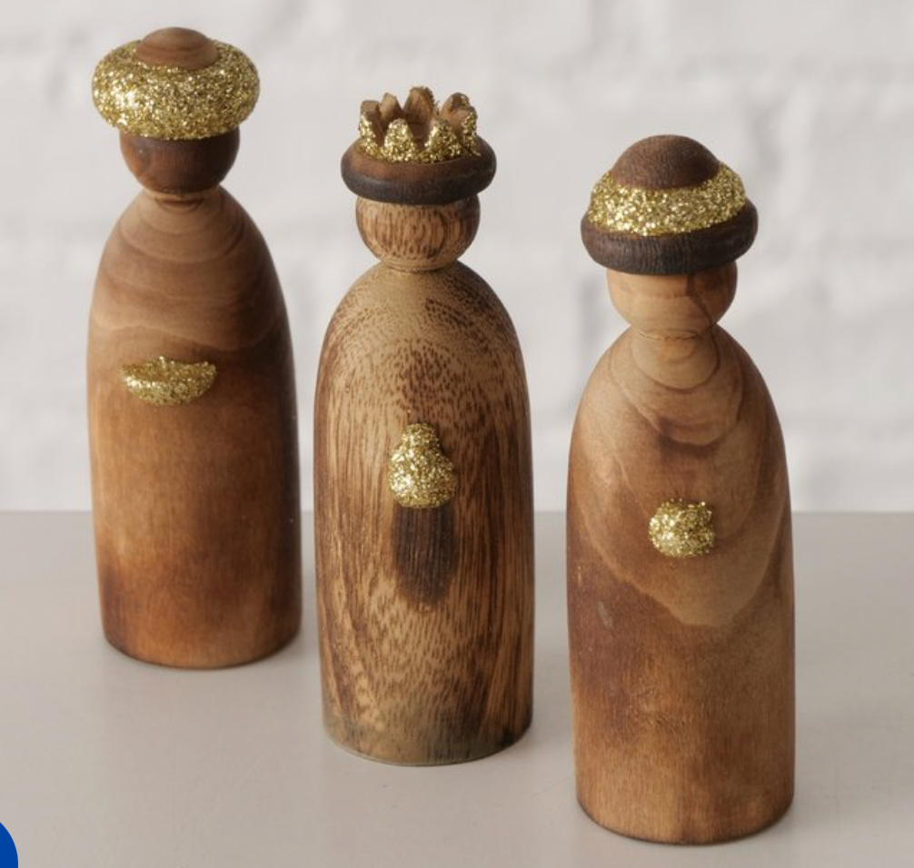 Kerststal Hout Luminaro