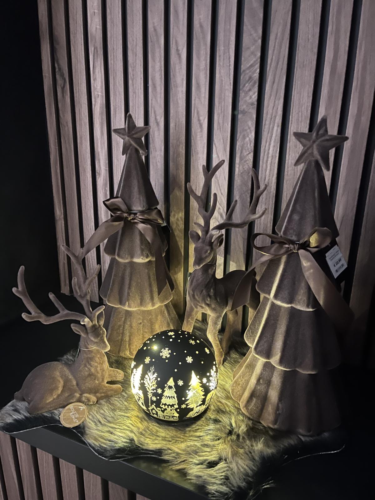 LED Kerstbal Jary S zwart