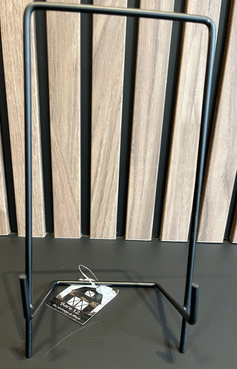Bordje standaard  zwart voor tekstbordje