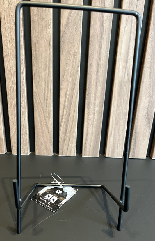 Bordje standaard  zwart voor tekstbordje