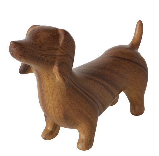 Boltze- Figuur Dog Keramiek bruin