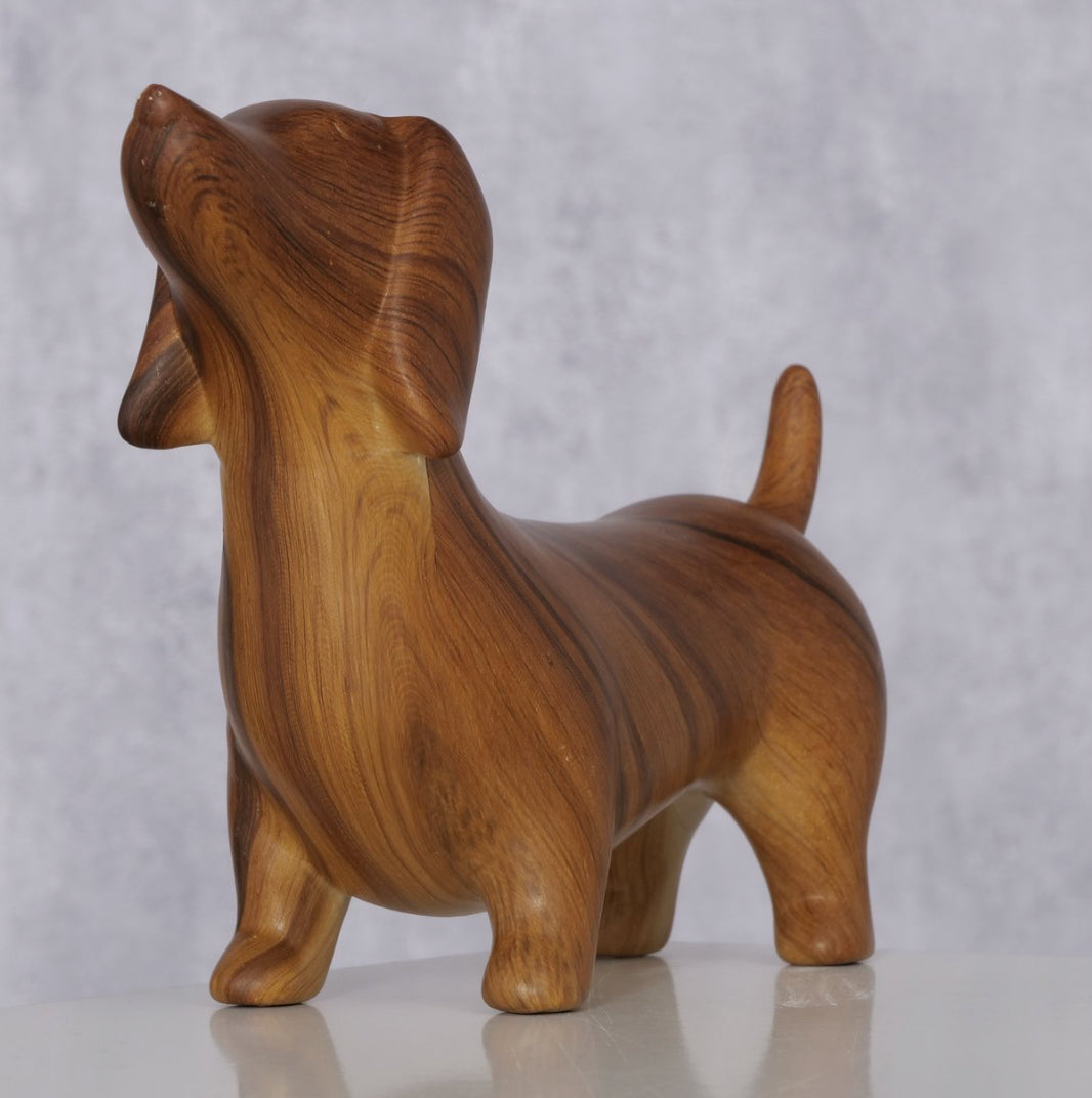 Boltze- Figuur Dog Keramiek bruin