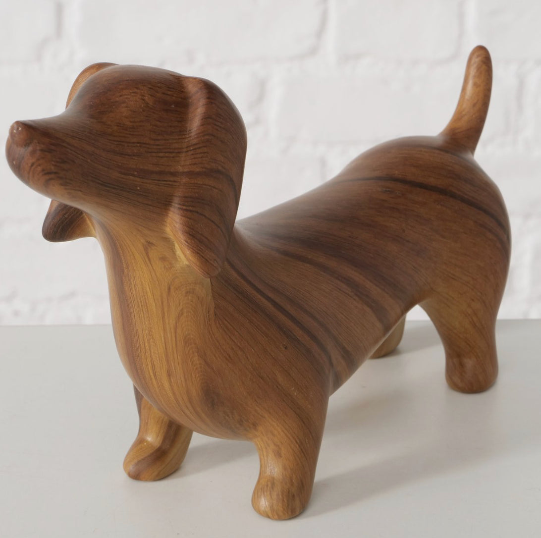 Boltze- Figuur Dog Keramiek bruin