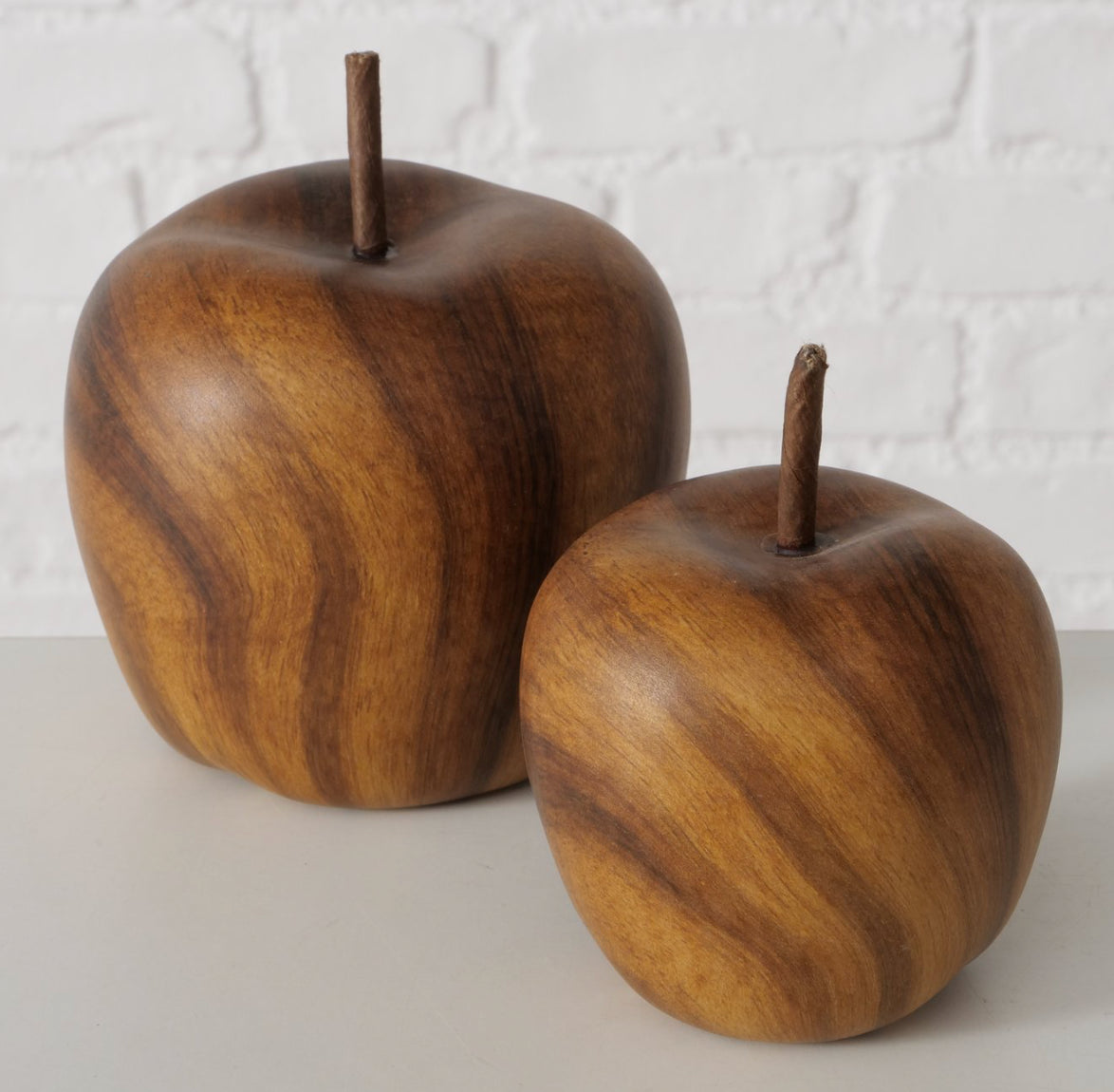 Boltze- Figuur Appel Keramiek bruin groot