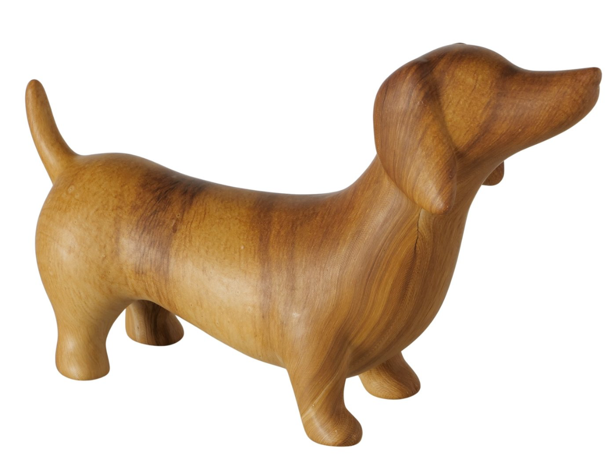 Boltze- Figuur Dog Keramiek bruin H14cm