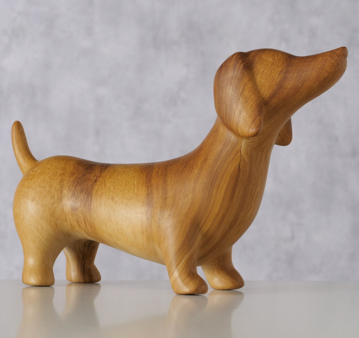 Boltze- Figuur Dog Keramiek bruin H14cm
