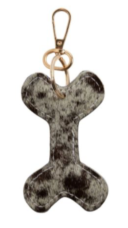 Sleutelhanger bot zwart/wit 10 cm