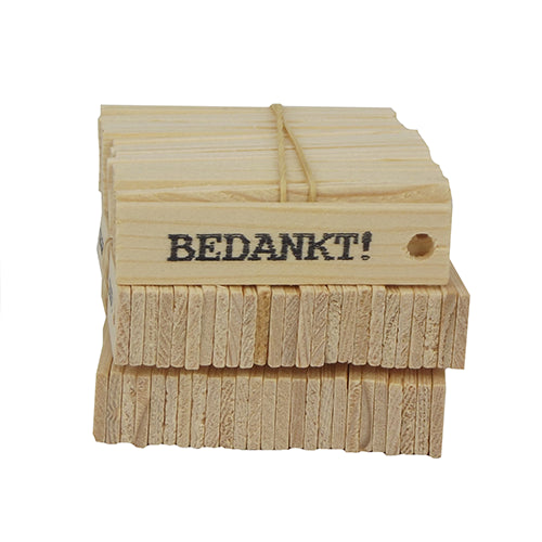 MIJN STIJL-HOUTEN LABEL