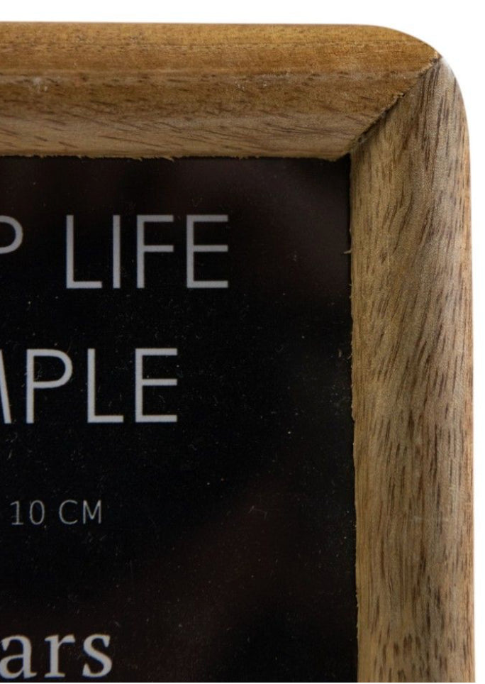 Fotolijst mango hout 10x10 cm