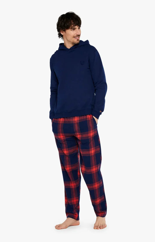 Arthur- Heren Pyjama Rood Mixtehomme Nils