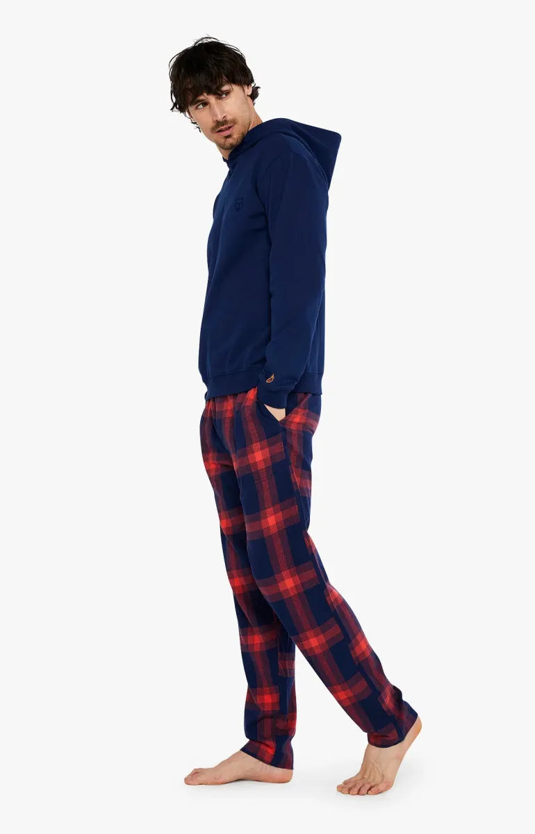 Arthur- Heren Pyjama Rood Mixtehomme Nils