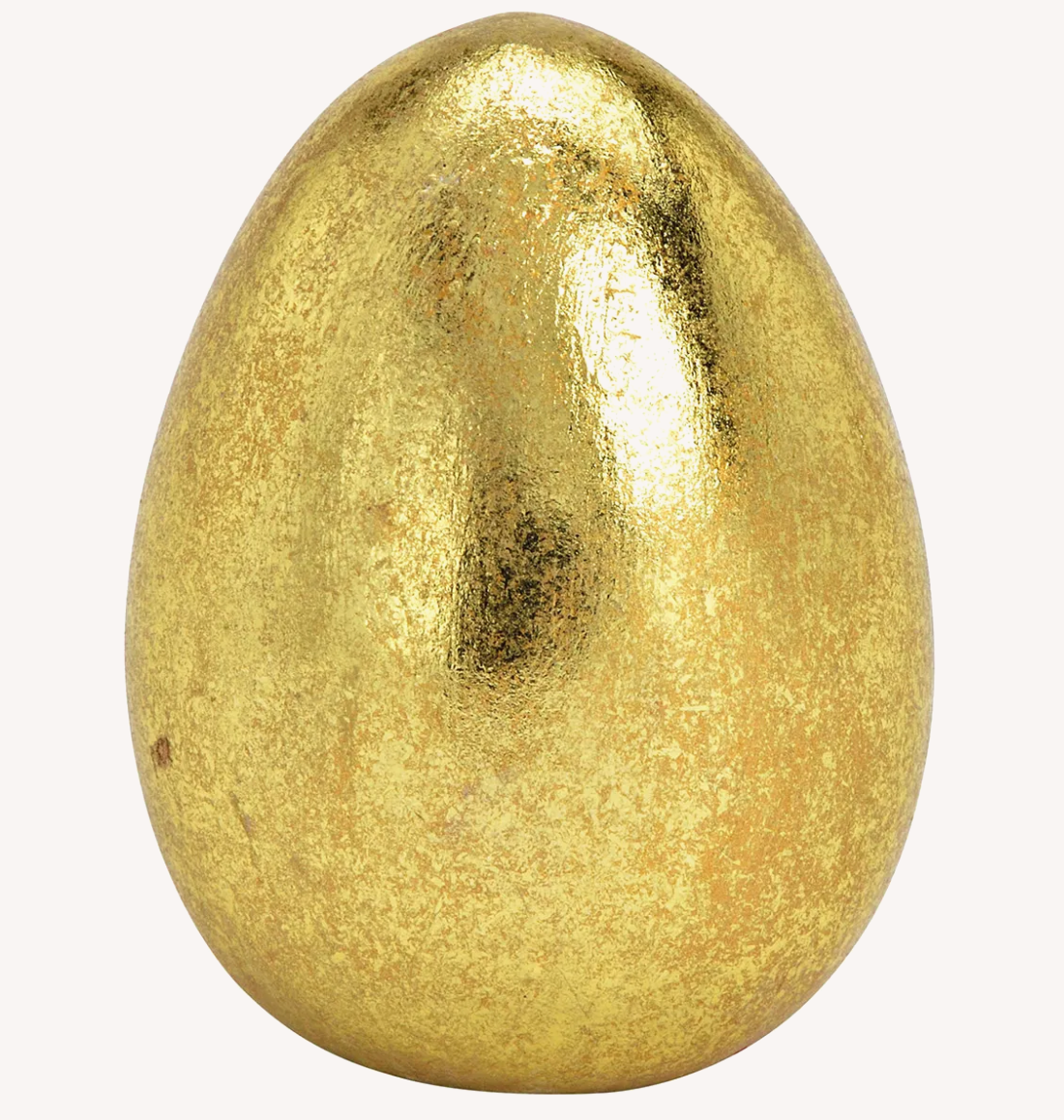 Keramische Ei goud 6x8x6 cm