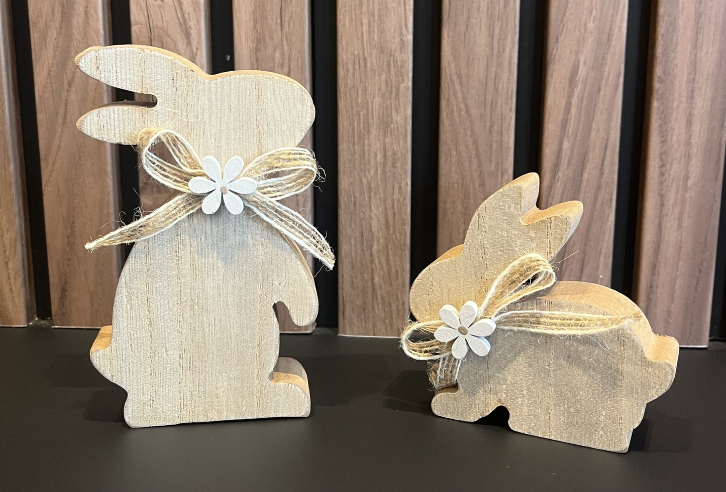 Konijn natuurlijk hout 7x12x2cm
