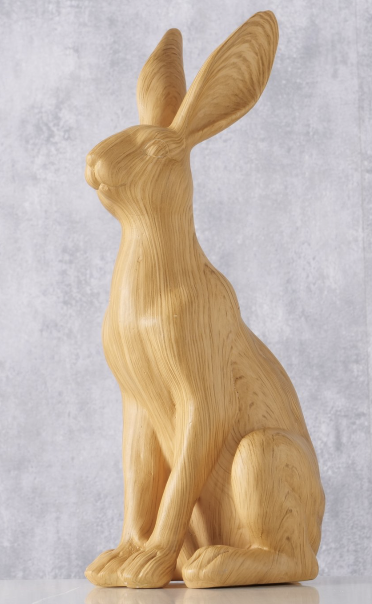 Boltze- Figuur Konijn Keramiek bruin H 31 cm