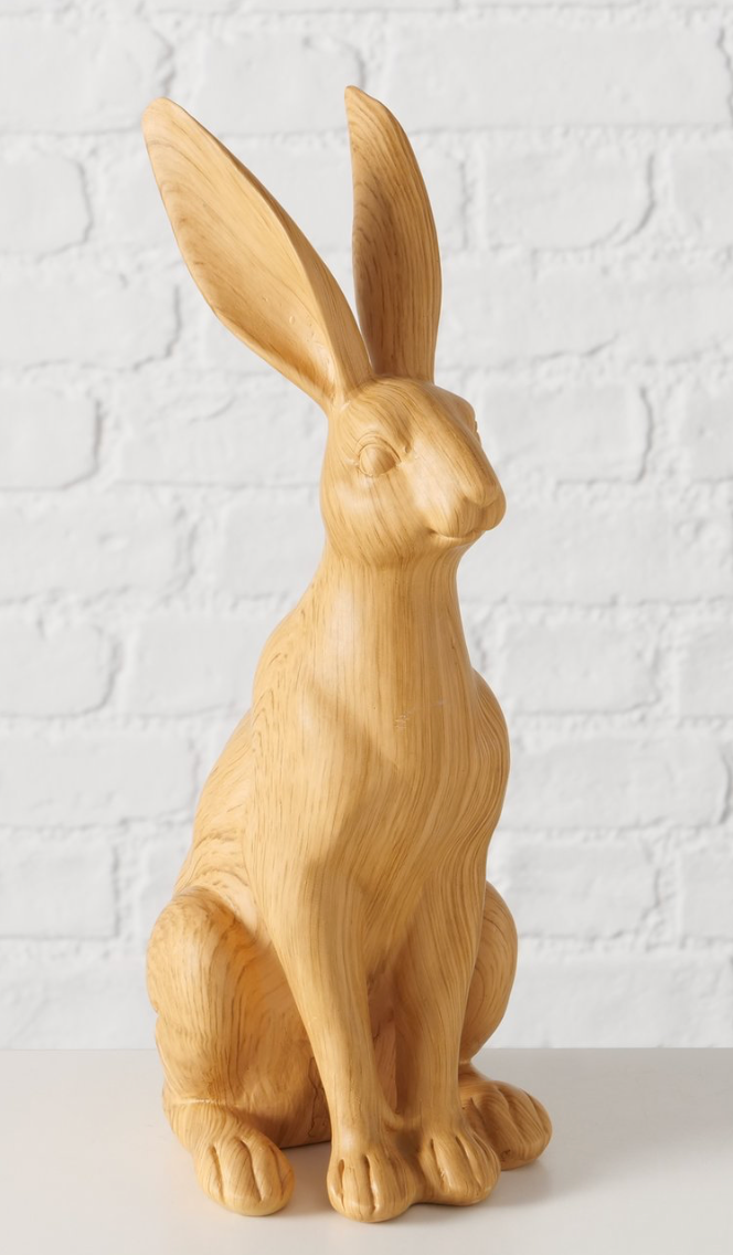 Boltze- Figuur Konijn Keramiek bruin H 31 cm