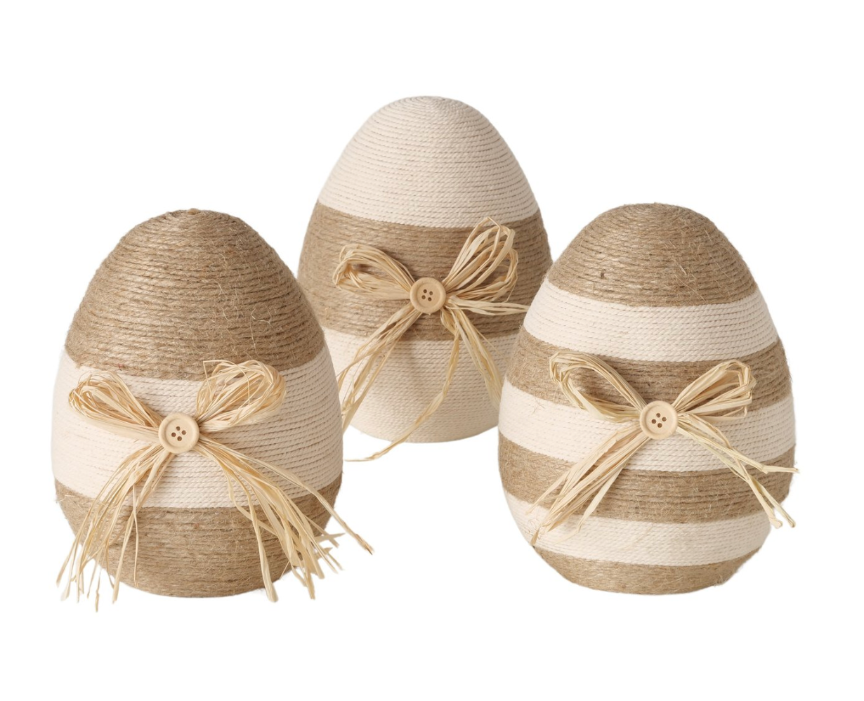 Boltze- Nalio Egg Jute H 11cm