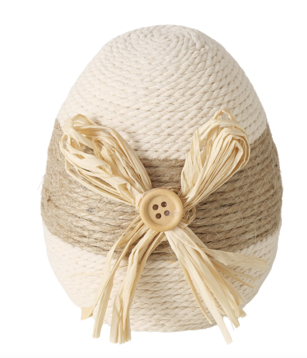 Boltze- Nalio Egg Jute H 11cm