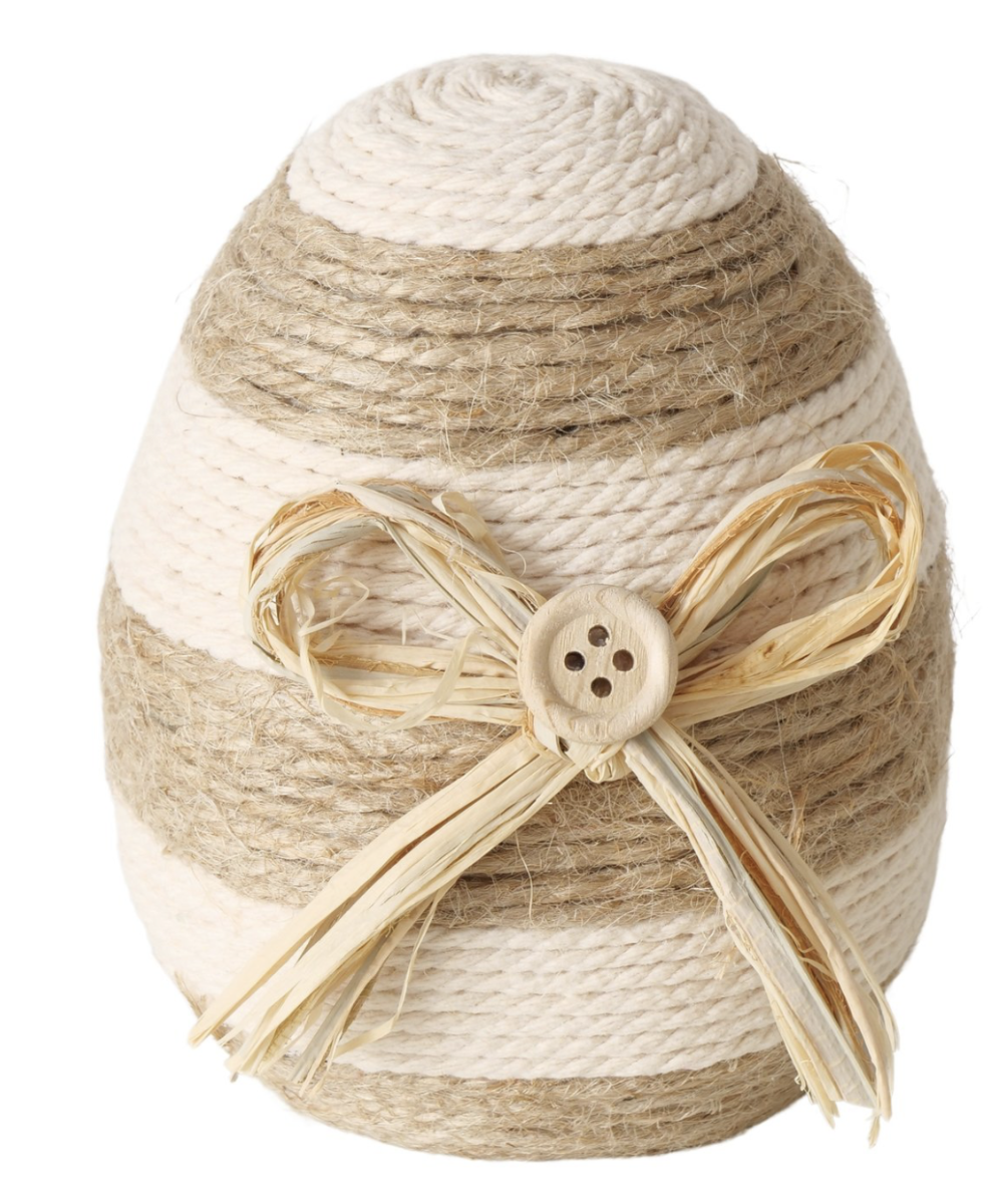 Boltze- Nalio Egg Jute H 11cm