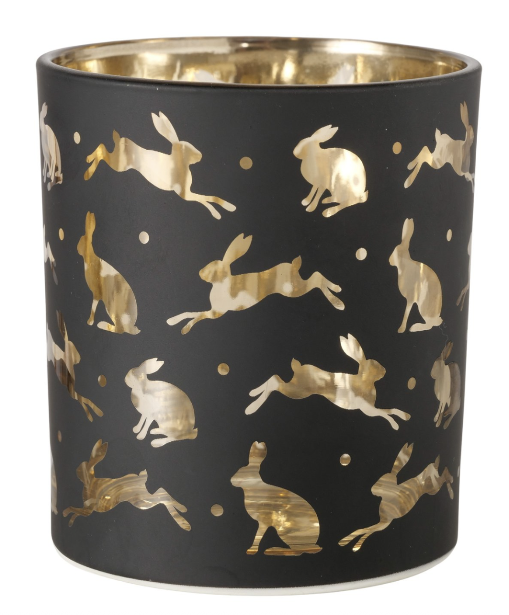 Windlicht Blacky Zwart Medium